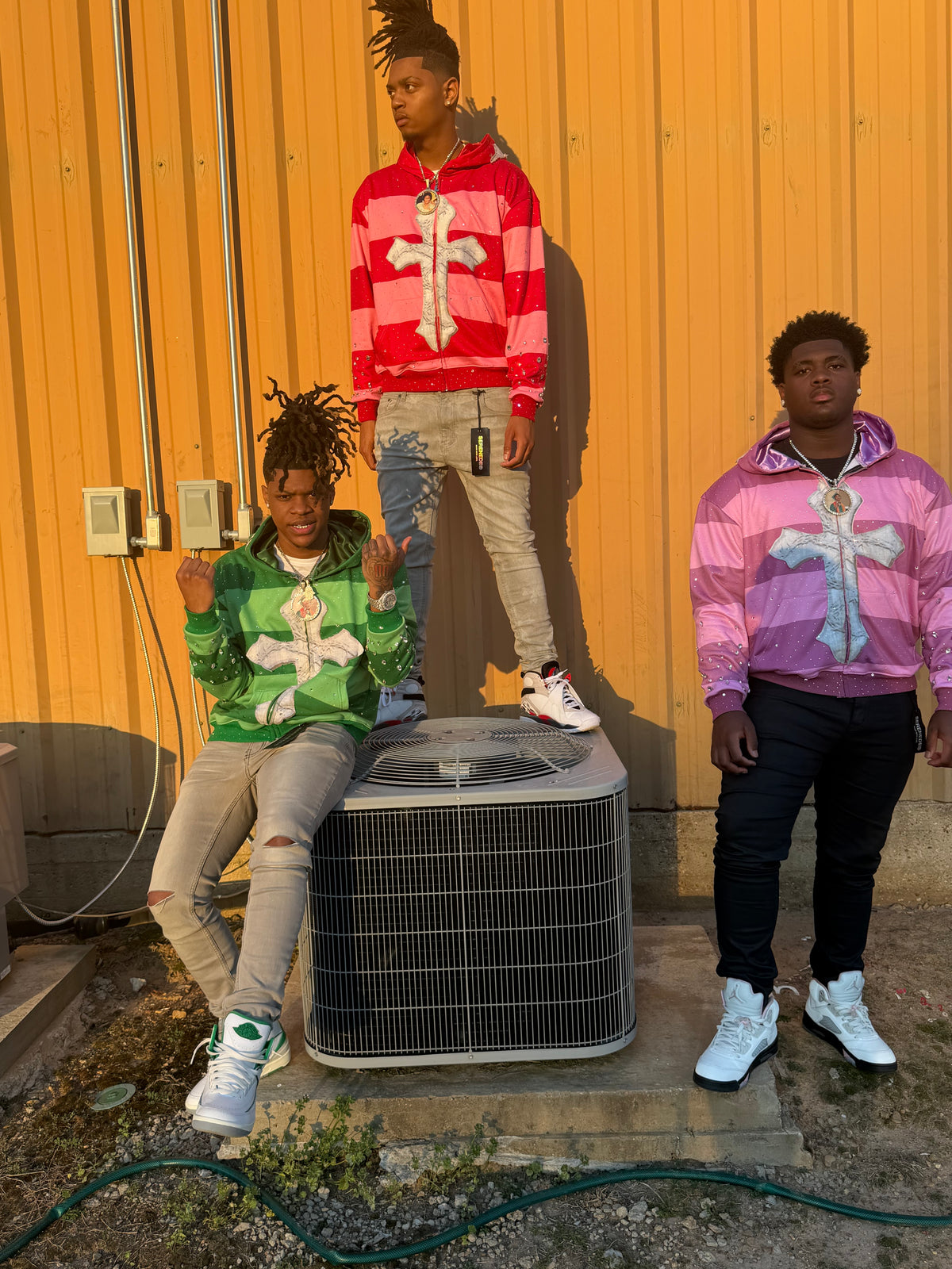Crucifixion Hoodies